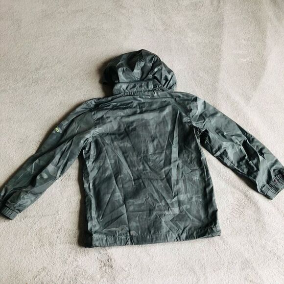 PGA Golf by Garb Grey Hooded Windbreaker Rain Jacket - Picture 11 of 11